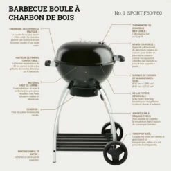 Barbecue Charbon Sport F50 - Rosle* -OUTDOORCHEF Boutique barbecue charbon rosle sport f50 4004293250025 5