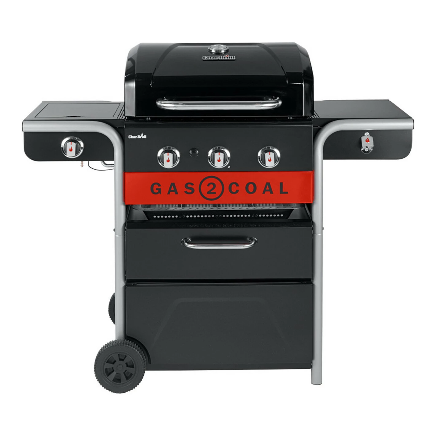 Barbecue Hybride Gaz Et Charbon De Bois Gas2Coal 2.0 330 - Char-Broil 1 Barbecue Hybride Gaz Et Charbon De Bois Gas2Coal 2.0 330 - Char-Broil