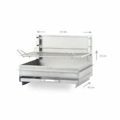 Barbecue Charbon Encastrable Montory Inox Marin - Le Marquier 5 Barbecue Charbon Encastrable Montory Inox Marin - Le Marquier -OUTDOORCHEF Boutique barbecue vintage montory 61 x 40 inox le marquier 3339380062702 2