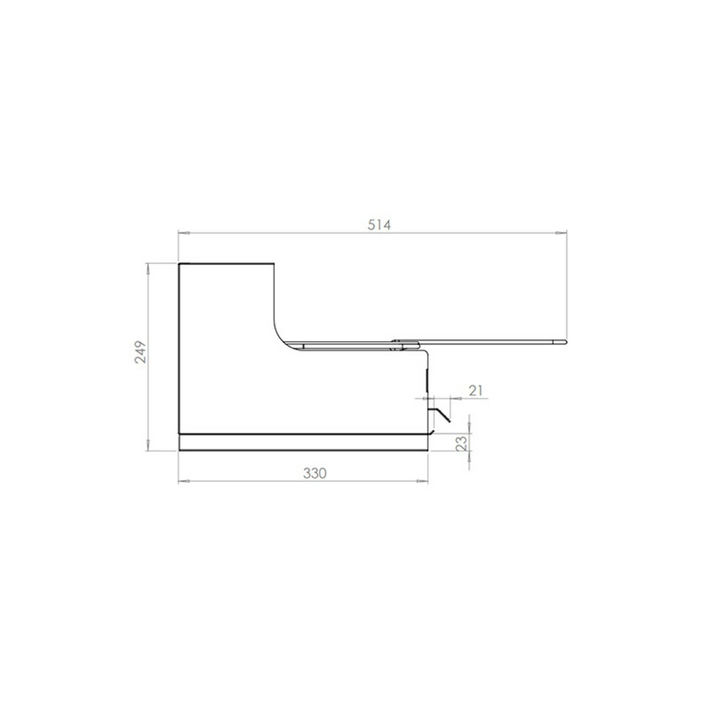 Barbecue Charbon Vulcain INOX 54 X 32 - Le Marquier 3 Barbecue Charbon Vulcain INOX 54 X 32 - Le Marquier – Image 3