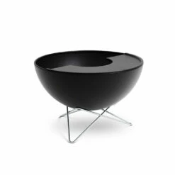 Brasero Rond Acier émaillé Noir Bowl + Pied Bas + Plancha - Höfats -OUTDOORCHEF Boutique bowl hofats pied bas plancha 4260447330931 7