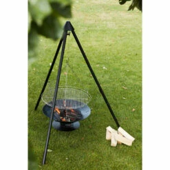 Brasero Junko ø60 Cm Fonte + Trépied + Grille Acier Chromé + Housse - Barbecook 9 Brasero Junko ø60 Cm Fonte + Trépied + Grille Acier Chromé + Housse - Barbecook -OUTDOORCHEF Boutique brasero junko trepied grille housse barbecook 5400269202156 3