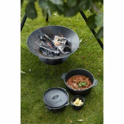 Brasero Junko ø60 Cm Fonte + Trépied + Grille Acier Chromé + Housse - Barbecook 10 Brasero Junko ø60 Cm Fonte + Trépied + Grille Acier Chromé + Housse - Barbecook -OUTDOORCHEF Boutique brasero junko trepied grille housse barbecook 5400269202156 4