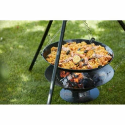 Brasero Junko ø60 Cm Fonte + Trépied + Grille Acier Chromé + Housse - Barbecook 11 Brasero Junko ø60 Cm Fonte + Trépied + Grille Acier Chromé + Housse - Barbecook -OUTDOORCHEF Boutique brasero junko trepied grille housse barbecook 5400269202156 5