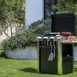 Combo Plancha Gaz Fusion 75 Inox Marin 3 Brûleurs + Chariot - ENO -OUTDOORCHEF Boutique combo fusion 75 inox eno 2020000038122 8