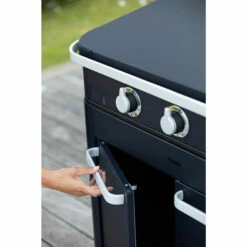 Combo Plancha Gaz Enosign 65 Bleu (Chariot Et Capot) - ENO* -OUTDOORCHEF Boutique combo plancha enosign 65 bleu capot eno chariot 3224780040040 3