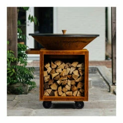 Couvercle Pour Brasero 100 Cm - Ofyr -OUTDOORCHEF Boutique couvercle protection acier Ofyr 7430440799753 2