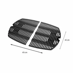 Grille De Cuisson Fonte émaillée Q300/Q3000 - Weber -OUTDOORCHEF Boutique grille de cuisson pour q300 barbecue a gaz weber 0077924038853 2