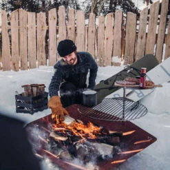 Grille Brasero ⌀55 Cm Inox Pour Triple Höfats -OUTDOORCHEF Boutique grille inox brasero triple hofats 55 cm 4260447330467 4