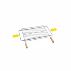 Grille De Barbecue Téléscopique 50 X 40 Cm Zingue