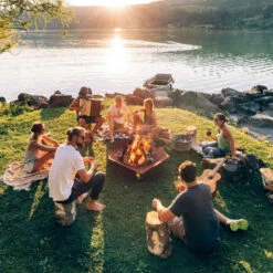 Brasero Corten Triple ⌀120 Cm - Höfats 8 Brasero Corten Triple ⌀120 Cm - Höfats -OUTDOORCHEF Boutique hofats triple 120 cm 4260447330443 3