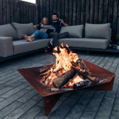 Brasero Corten Triple ⌀120 Cm - Höfats 9 Brasero Corten Triple ⌀120 Cm - Höfats -OUTDOORCHEF Boutique hofats triple 120 cm 4260447330443 4