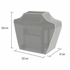 Housse Barbecue S 2 Series, Compact 3 / Plancha + Chariot Deluxe - Campingaz 6 Housse Barbecue S 2 Series, Compact 3 / Plancha + Chariot Deluxe - Campingaz -OUTDOORCHEF Boutique housse barbecue attitude chariot deluxe campingaz 3138522119355 2