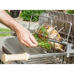Barbecue Charbon Irissarry Inox + Tournebroche - Le Marquier 5 Barbecue Charbon Irissarry Inox + Tournebroche - Le Marquier -OUTDOORCHEF Boutique irissarry inox a poser le marquier 3339380060333 2