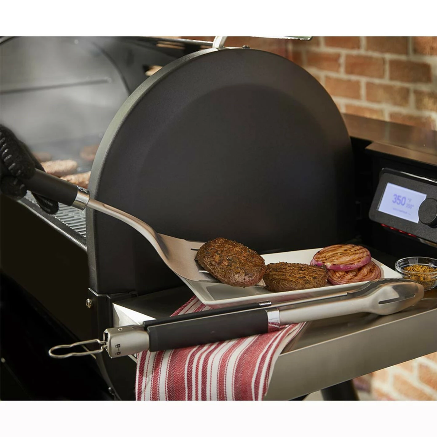 Kit 2 Ustensiles Pince + Spatule Précision - Weber 3 Kit 2 Ustensiles Pince + Spatule Précision - Weber – Image 3