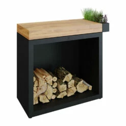 Billot Noir 90 Cm Bois De Teck - OFYR