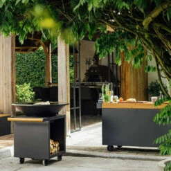 Brasero Plancha Classic Storage Pro 100 Noir + Housse - Ofyr -OUTDOORCHEF Boutique ofyr classic storage 100 pro noir 2020000021971 4