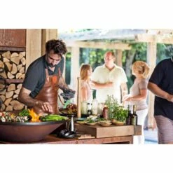 Brasero Plancha OFYR Island 100 En Corten + Plan De Travail Teck -OUTDOORCHEF Boutique ofyr island 100 brasero plancha 7430440898821 3