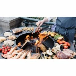 Brasero Plancha OFYR Island 100 En Corten + Plan De Travail Teck -OUTDOORCHEF Boutique ofyr island 100 brasero plancha 7430440898821 7