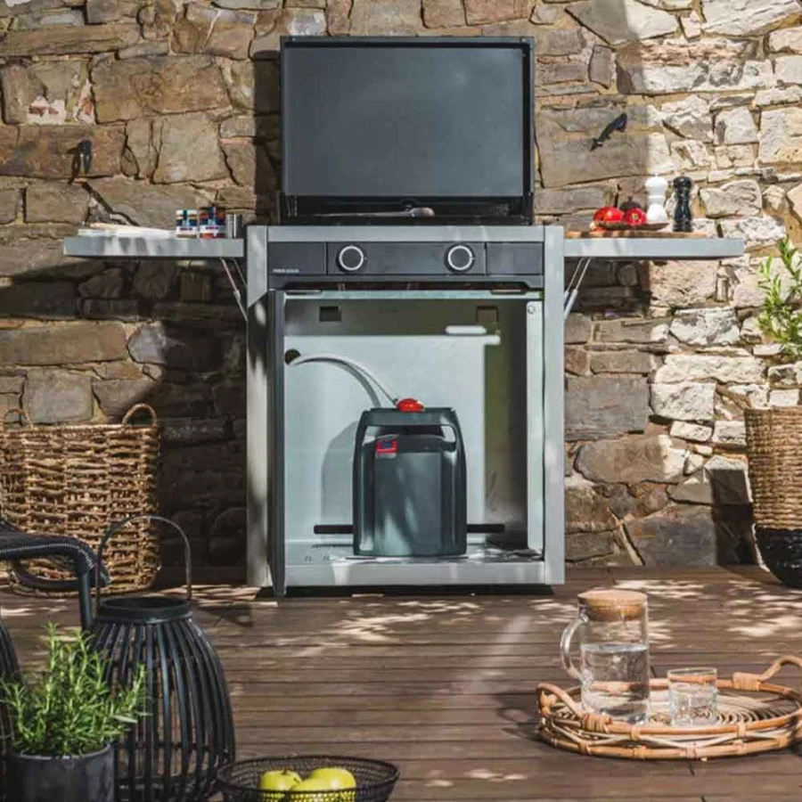 PACK Combo Plancha Gaz Modern 60 Acier Gris / Noir + Chariot + Kit De Nettoyage - Forge Adour 4 PACK Combo Plancha Gaz Modern 60 Acier Gris / Noir + Chariot + Kit De Nettoyage - Forge Adour – Image 4