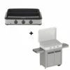 Pack Plancha Gaz Enosign 80 Inox + Chariot - ENO