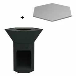 Pack Nestor Original Noir + Couvercle De Protection - Barbecook