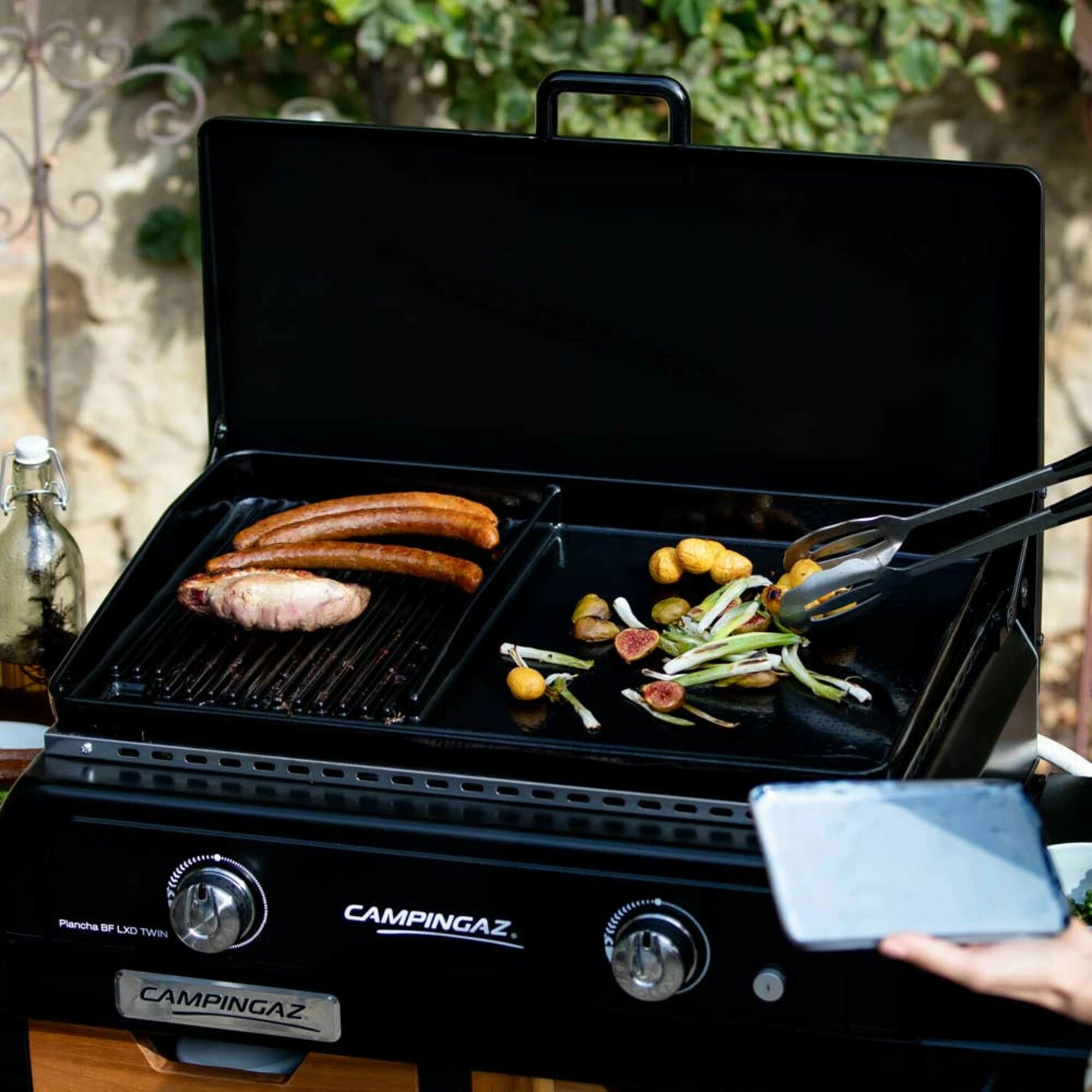 Plancha Gaz Blue Flame LXD Twin + Couvercle - Campingaz 4 Plancha Gaz Blue Flame LXD Twin + Couvercle - Campingaz – Image 4