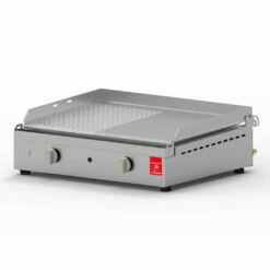 Plancha Gaz Chef 55 Lisse Rainurée - Planet