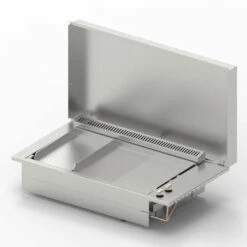 Plancha Gaz Encastrable Oasi 80 Mix Lisse Rainurée - Planet