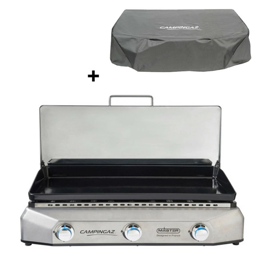 Plancha Gaz Master 3 LX + Couvercle - Campingaz 1 Plancha Gaz Master 3 LX + Couvercle - Campingaz