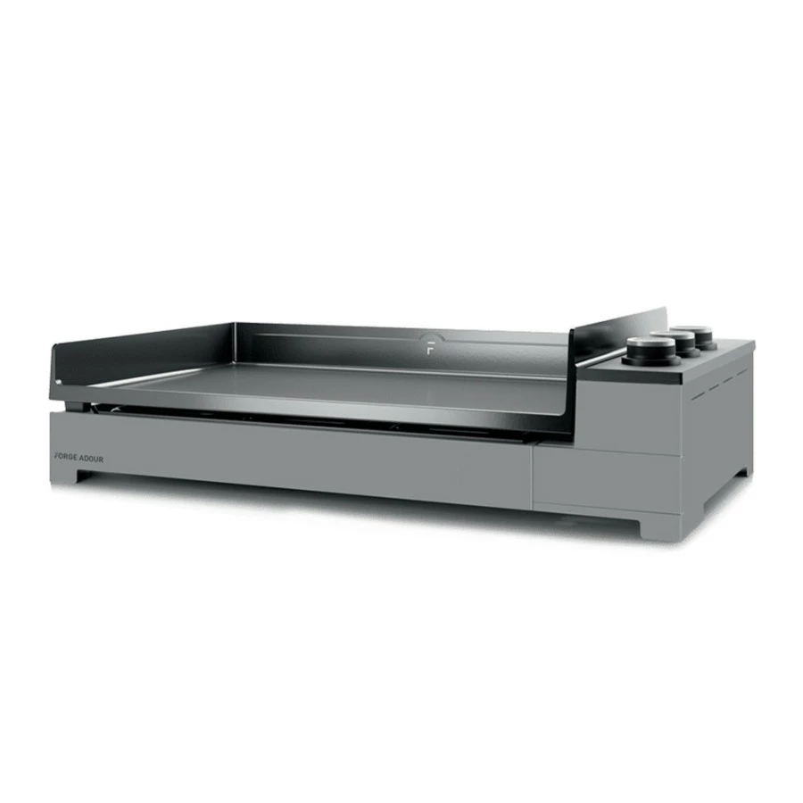 Plancha Gaz Premium 75 Noir Et Gris - Forge Adour 1 Plancha Gaz Premium 75 Noir Et Gris - Forge Adour