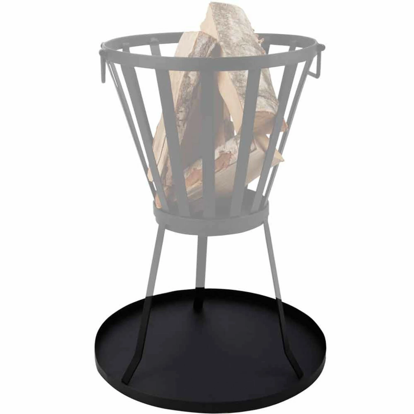 Plateau à Cendres Rond Braséro - Esschert Design 2 Plateau à Cendres Rond Braséro - Esschert Design – Image 2