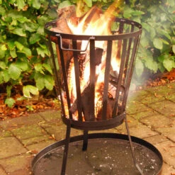 Plateau à Cendres Rond Braséro - Esschert Design 6 Plateau à Cendres Rond Braséro - Esschert Design -OUTDOORCHEF Boutique plateau a cendres rond pour brasero 8714982044595 2