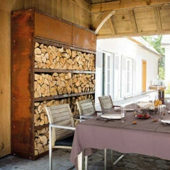 Etagègre Range Bois Corten 300 - Ofyr -OUTDOORCHEF Boutique range bois corten 300 ofyr 2020000020158 2