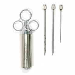 Seringue à Marinade + 3 Aiguilles En Inox Serious Injector - The Bastard