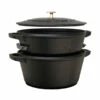 Set De 2 Cocottes En Fonte Staub Empilables - Ofyr