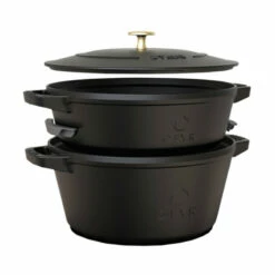 Set De 2 Cocottes En Fonte Staub Empilables - Ofyr