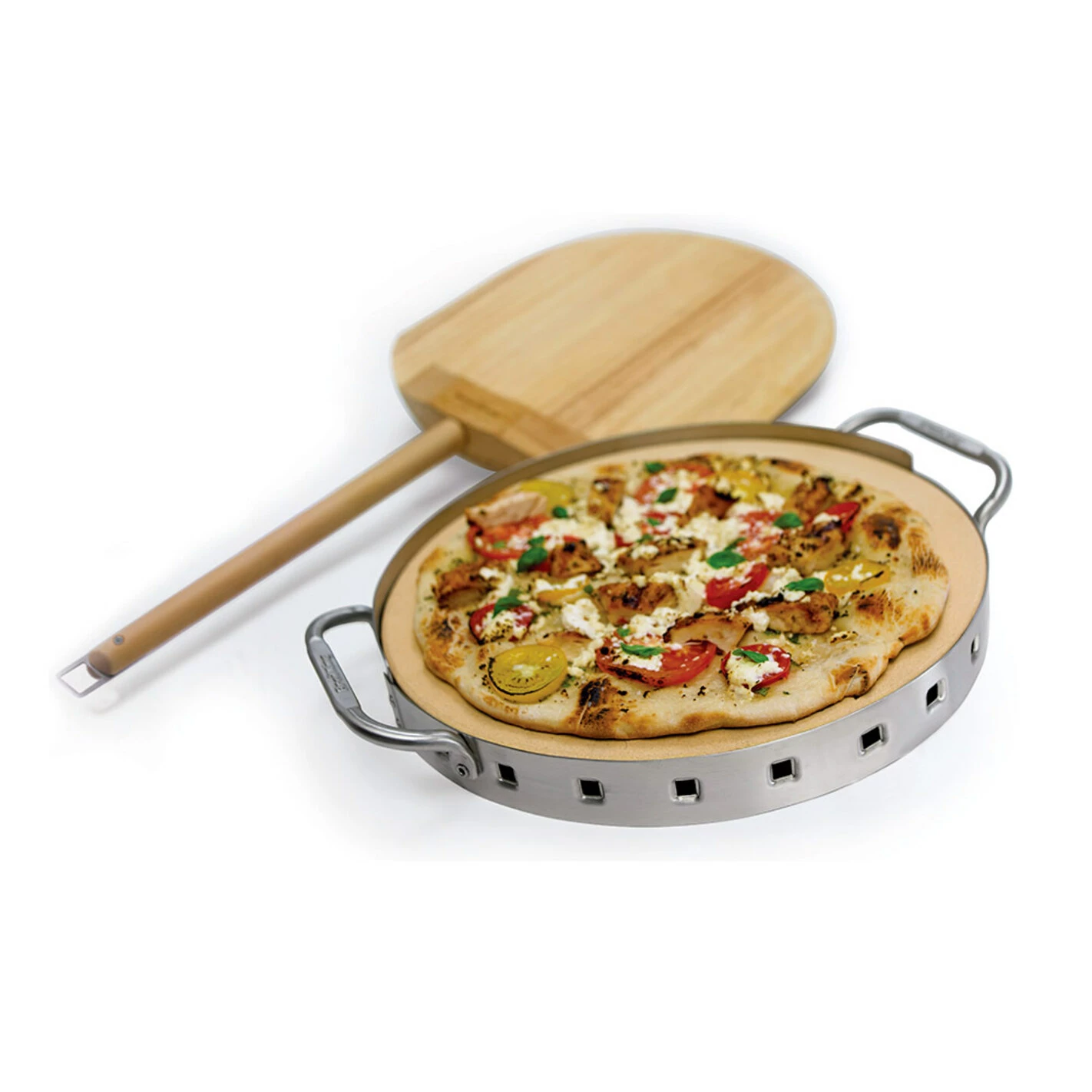 Set Pierre à Pizza ⌀ 33 Cm + Pelle - Broil King 3 Set Pierre à Pizza ⌀ 33 Cm + Pelle - Broil King – Image 3